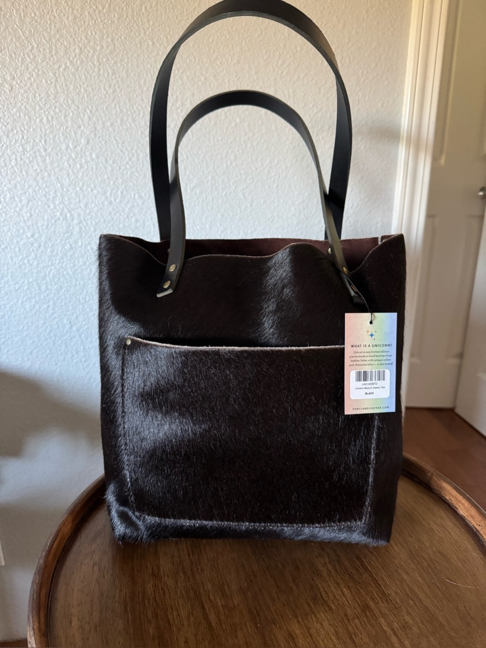 Portland Leather Goods (PLG): Unicorn; Hair On Hide Medium Classic Tote